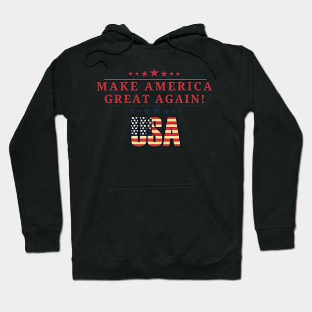 Make America Great Again Hoodie by Blumammal